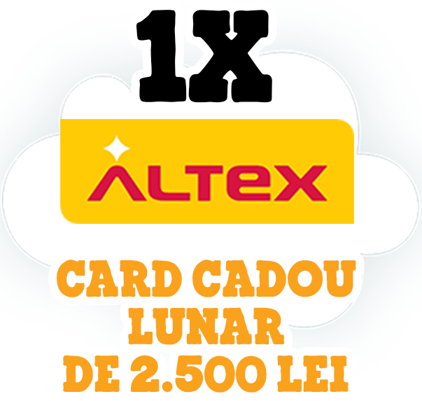 Card cadou lunar de 2.500 lei